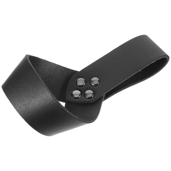 WEUVEB Sword Frog Pu Holder for Cosplay Stage Performance Black