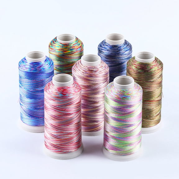 WEUVEB Rosy Ice Silk Thread Jewelry Making Cord Fine for Tassel Beading and Accessories