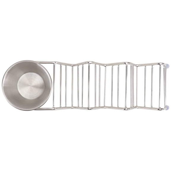 WEUVEB Taco Holder Stand 1Pcs Pancake Display Rack Silver Resistant Camping