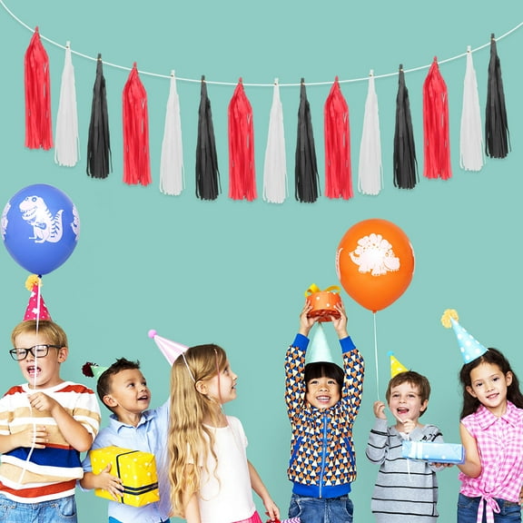 WEUVEB Tassel Garland Paper Backdrop For Wedding Event Background 1Set