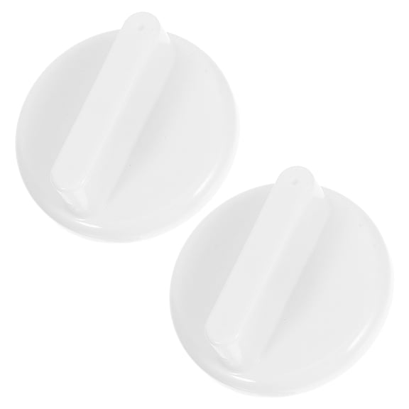 WEUVEB Refrigerator Temperature Control Knobs, 2-Pack Replacement White ABS Material, and Easy to Install