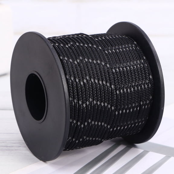 WEUVEB Heavy-Duty Reflective Rope, Weather-Resistant and Portable for Camping, Hiking, Outdoor and Survival Activities