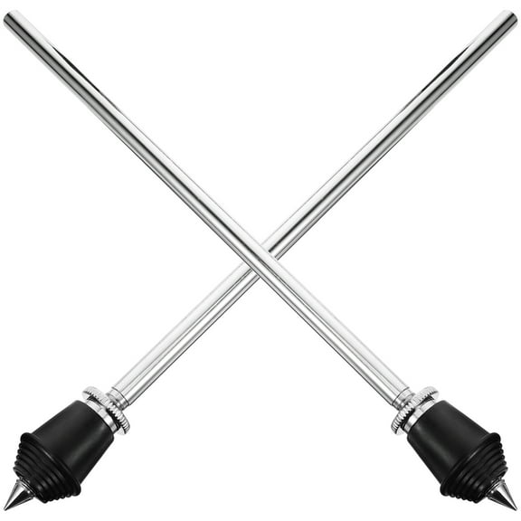 WEUVEB Tom Drum Rack Mount Bracket 2Pcs Metal Stable and Adjustable for Percussion Instrument Accessory