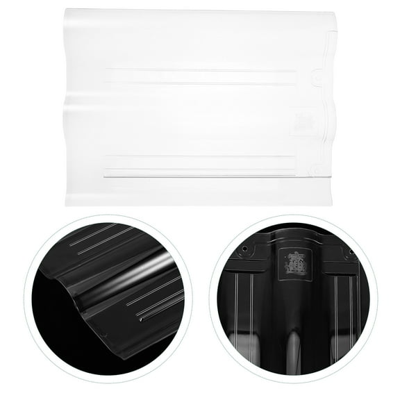WEUVEB Transparent Plastic Roof Panels Weather-Resistant Garden Daylight Outdoor Covering