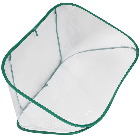 WEUVEB Transparent Foldable Plant Greenhouse with Triangular Shape for Space Saving