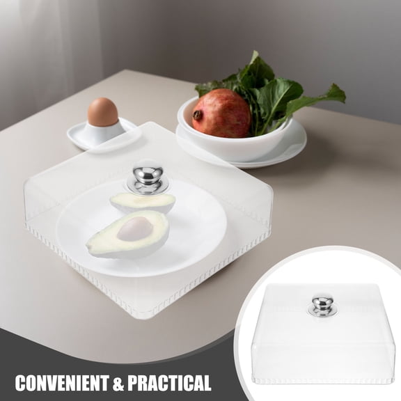 WEUVEB Transparent Food Dome Cover Protective Lid for Cake Shop 1Pcs