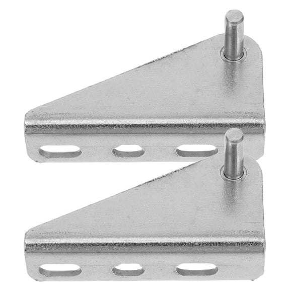 WEUVEB 2-Pack Stainless Steel Refrigerator Door Pivot Hinges Replacement Parts for Freezer and Fridge