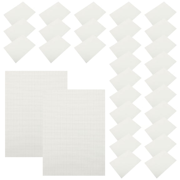 WEUVEB Versatile White Grid Sheets for Drawing Architecture Plans and Engineering Computations