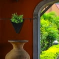 thumbnail image 1 of WEUVEB Black Industrial Style Wall Hung Flower Pots with Detachable Planter Holder for Home, 1 of 8