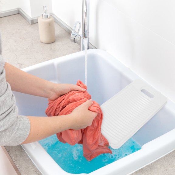 WEUVEB Washing Board for Laundry Plastic Hand Washboard All Users 1Pcs