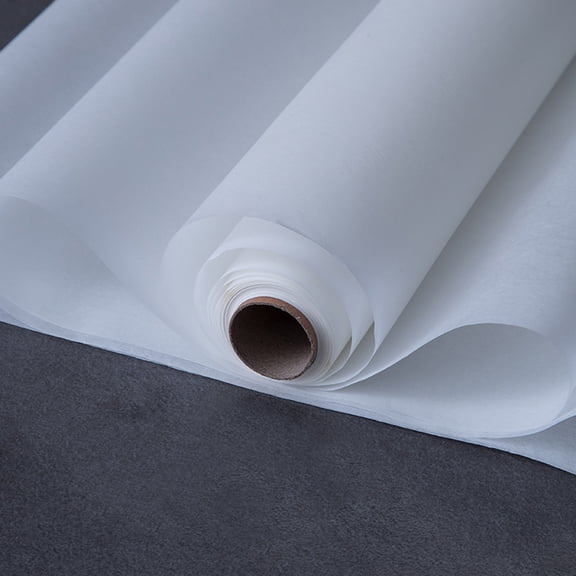 WEUVEB White Baking Parchment Paper, Nonstick Greaseproof Liner for Cake Pans, Oven and Microwave Safe for Cooking