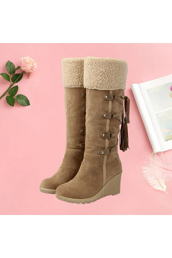 Snow Boots for Women Autumn and Winter Wearing 1 Pair