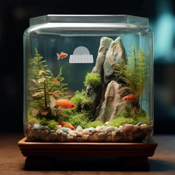 WEUVEB White Betta Fish Resting Pad Aquarium Decor Realistic Leaf Hammock with Versatile Style Compatibility