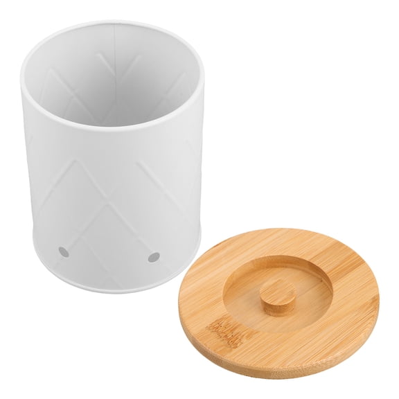 WEUVEB Multi Functional Vegetable Storage Bin with Lid for Potatoes Onion and Garlic Home Use