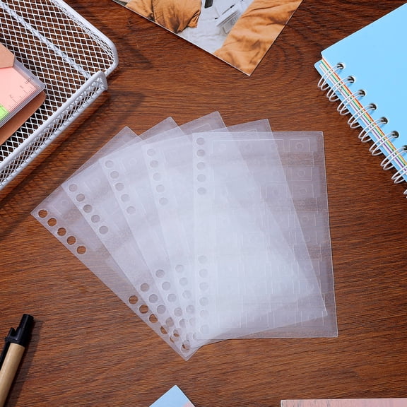 WEUVEB White PVC Sticky Index Tabs, for Home, Easy Page Organization