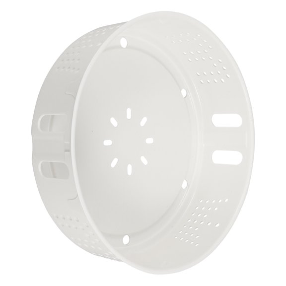 WEUVEB White Stackable Steamer Insert for Rice Cooker Kitchen Steaming Rack with Nonslip Base