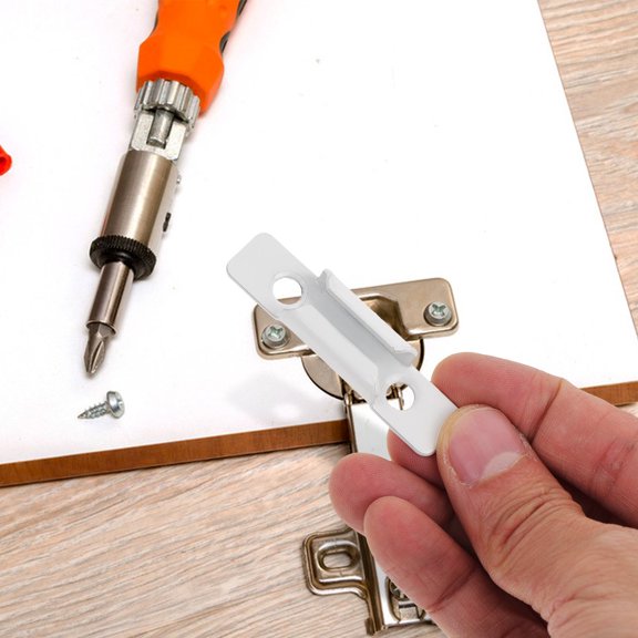 WEUVEB White Window Latch Keeper Accessory for Casement Window with Enhanced Security Features
