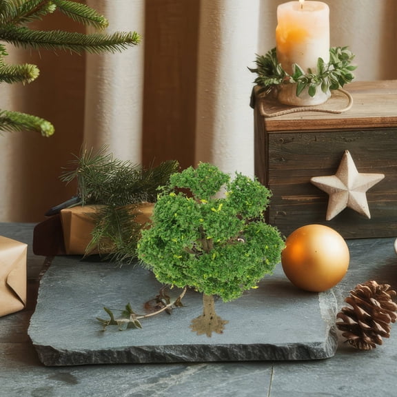 WEUVEB Wire DIY Scene Decoration Tree Artificial Green Model for Garden and Home