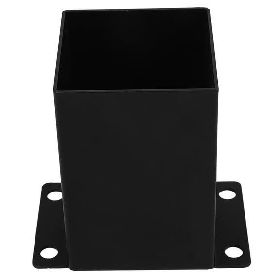 WEUVEB Adjustable Deck Support Bracket Black Carbon Steel for Enhanced Stability