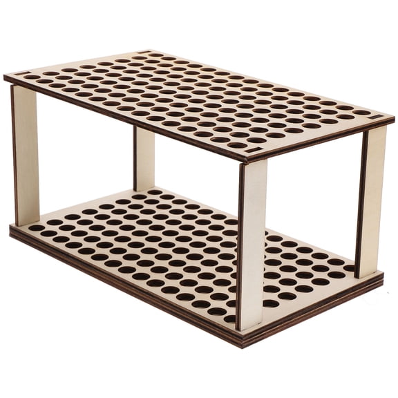 WEUVEB Wooden Storage Rack for Art Supplies 1Set Khaki