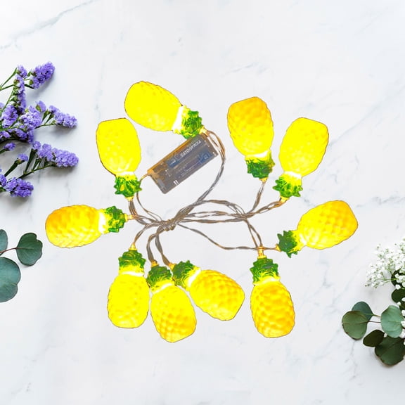 WEUVEB Yellow LED ng Lights Battery Powered for Bedroom Patio Energy Saving