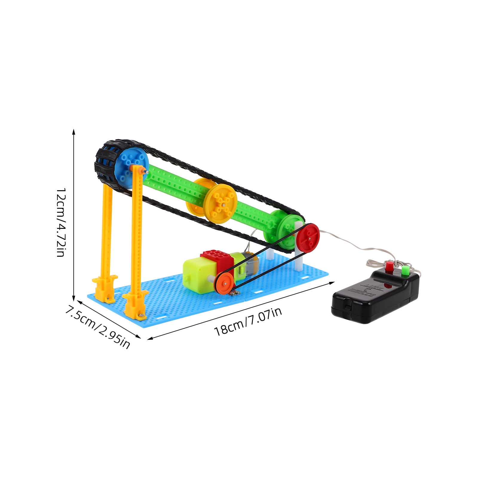 WEUVEB Mini Conveyor Belt DIY STEM Kit Plastic for Quick Transportation ...