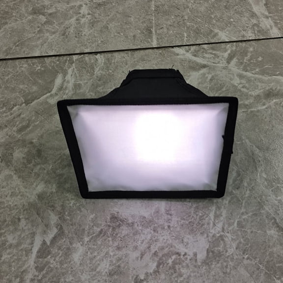 WEUVEB Foldable Flash Diffuser Black Portable Softbox for Professional Photography