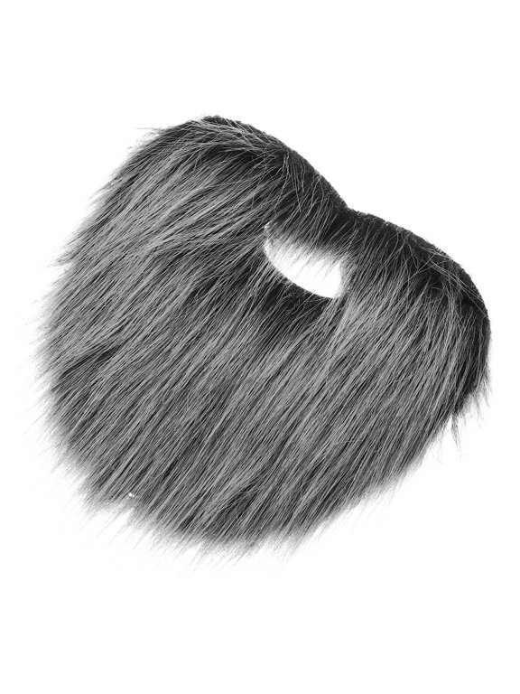 funny costume beard Lifelike Mustache Gray Black Cloth Stage Performance Adult 1Pcs