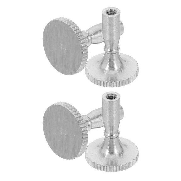 WEUVEB Lamp Turn Switch Knob, Durable Copper, Stylish Chrome, Brightness Control, 4Pcs