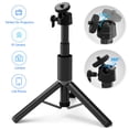 thumbnail image 1 of WEWATCH Projector Tripod Stand, Lightweight, Compact, Aluminum Alloy, 360° Ball Head for Projectors, Cell Phone, IP Camera and Webcam, PS101, 1 of 9
