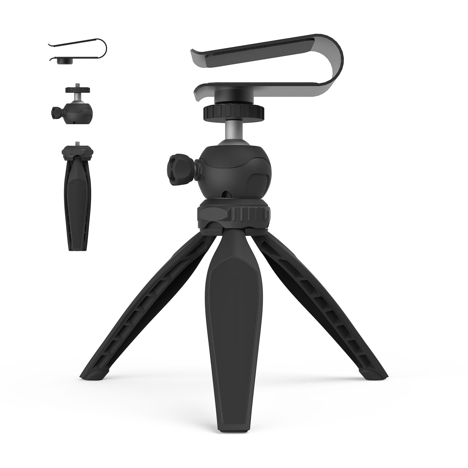 WEWATCH Tabletop Mini Tripod with 360° BallHead & Pocket Projector