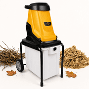 WEWORK 15-Amp Wood Chipper Shredder, Electric Mulcher with 50L Collecting Bin 1.8In Cutting Diameter for Mulching, Composting and Yard Cleanup 151 Reduction for Wood Waste Cleanup