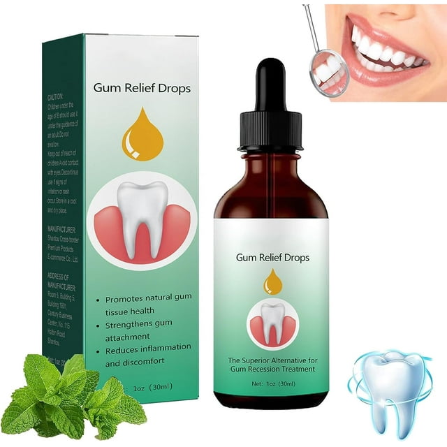 WEXG Gum Regrowth Drops, Gum Treatment for Receding Gums, Oil Pulling