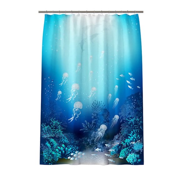 WEXIA Shower Curtain Waterproof Fabric Bathroom Decorative Liner Machine Washable 59"x79"