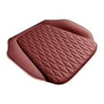 thumbnail image 1 of WEXOPE Breathable Perforated Leather Car Seat Cushion, All Season Comfort Support Pad, Anti-Skid Base, Durable Construction for Daily Vehicle Use,Red, 1 of 6