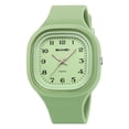 thumbnail image 1 of WEXOPE Minimalist Quartz Wrist Watch Stainless Steel Strap Water Resistant Ins Fashion Elegant Daily Wear Timeless Jewelry Accessory,Green, 1 of 4