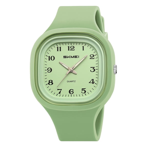 WEXOPE Minimalist Quartz Wrist Watch Stainless Steel Strap Water Resistant Ins Fashion Elegant Daily Wear Timeless Jewelry Accessory,Green