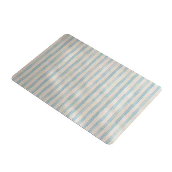 WEXOPE Retros Striped Bathroom Mat - Absorbent and Quick-Drying Diatomaceous Earth Rug, Stain-Resistant Polyester Floor Mat for Home Entryways, Offices, and Shops - Durable and Easy to Clean