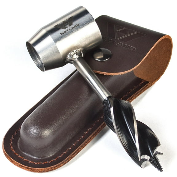 WEYLAND Bushcraft Settlers Tool - Scotch Eye Hand Auger Wrench for Survival, Manual Drill for Bushcraft & Woodworking Hand Tools, Camping Gear for Outdoor DIY & Shelter Building