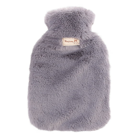 FFENYAN Hot Water Bottle With Cover 1L Bed Bottle With Soft Fleece Cover Bed Bottle Provides Warmth Gift