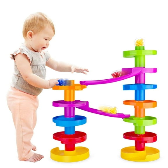 WEofferwhatYOUwant Advanced Ball Drop Playset - Spiral Bridge Ramp Toy, 1 Count