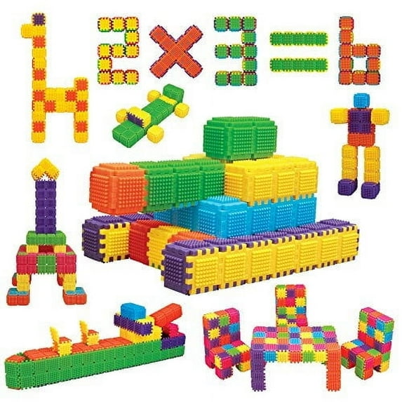 WEofferwhatYOUwant Educational Interlocking STEM Building Blocks, 150 Pieces, Ages 3+
