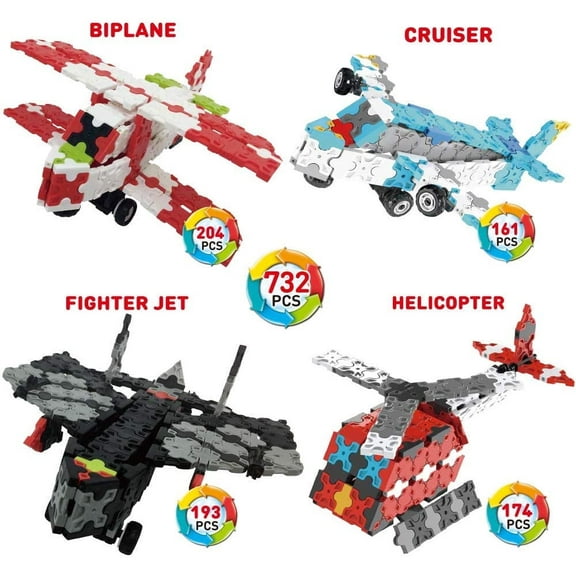 WEofferwhatYOUwant Flatblocks Plastic 3D Puzzles