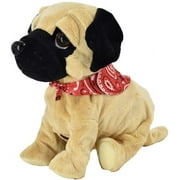 WEofferwhatYOUwant Pug Daddy Interactive and Cuddly Plush Toy Dog