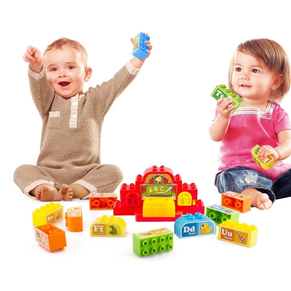 WEofferwhatYOUwant Talking ABC Blocks - Audio Learning Toy for Early Education
