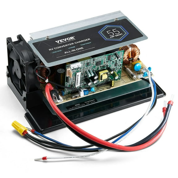 WF-8955-AD-MBA RV Converter Main Board Assembly, 55 Amp, Fixes No Power/No Charge Problems in RVs and Campers