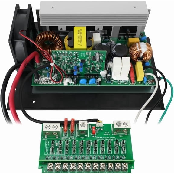 WF-8955an Power Converter - RV WF-8955-AD-MBA 55 Amp Converter with Automatic Recognition Lead Acid and Lithium for a Variety of RV Camper Power Systems