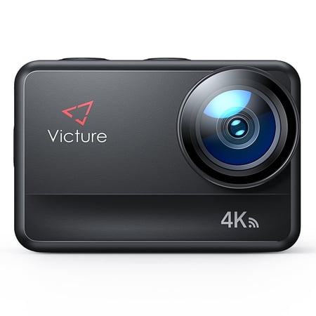 WOLFANG AC940 4K60FPS Action Camera 24MP, Touchscreen WiFi Sports Camera, 40M Waterproof, 6-Axis EIS, 170° Wide Angle, Remote Control