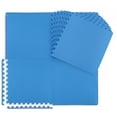 thumbnail image 1 of WF Athletic Supply 48 SQ.FT T-Pattern 1/2-Inch Thickness Interlocking Exercise Foam Mats, Extra Thick Eva Foam Flooring Tiles, Gym Fitness Equipment Mat, Home Protective Flooring Cushion, Blue, 1 of 9