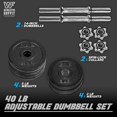 WF Athletic Supply Adjustable Dumbbells, Home Workout Equipment for